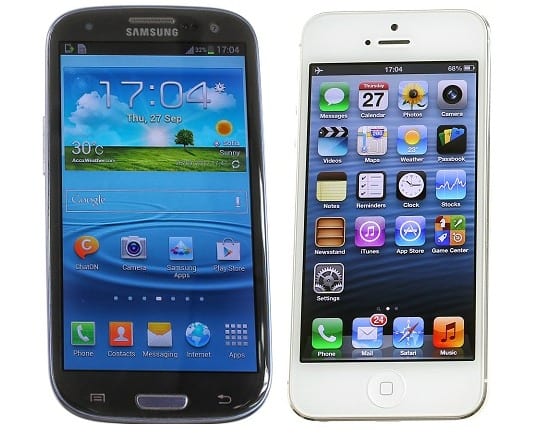 iPhone 5 vs Samsung Galaxy S III