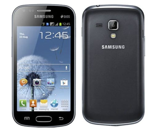 Samsung Galaxy S Duos спереди и сзади