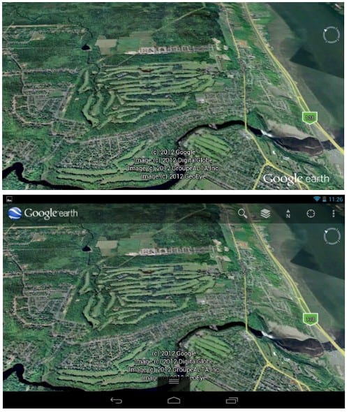 Cкриншоты Google Earth на Android