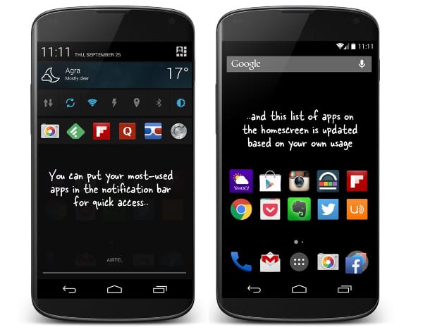 Bar Launcher на Android