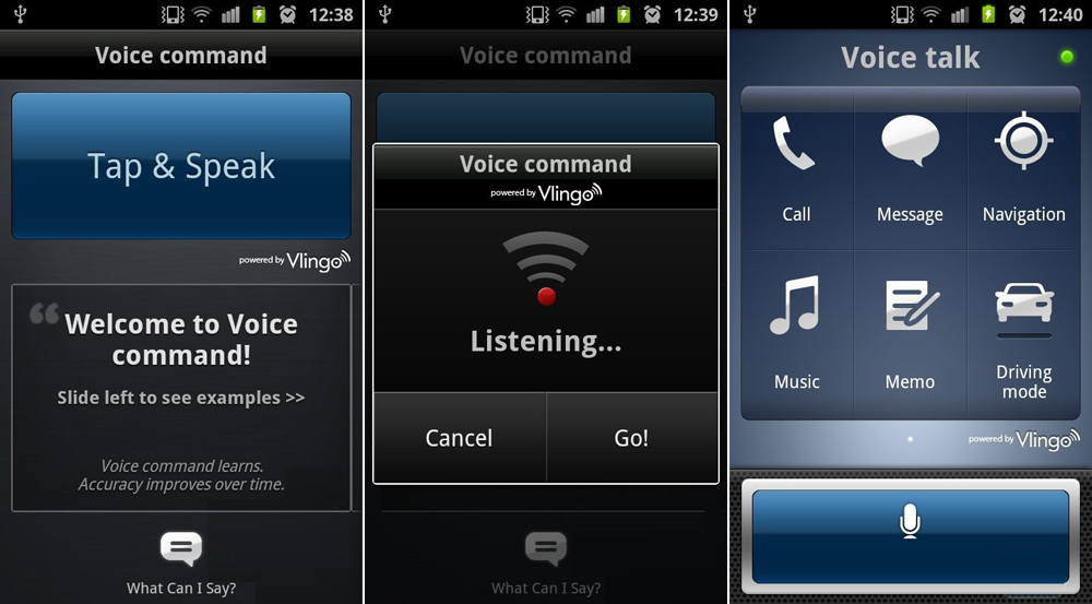 Samsung Galaxy S II Voice talk
