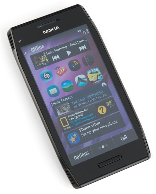 Дизайн Nokia X7