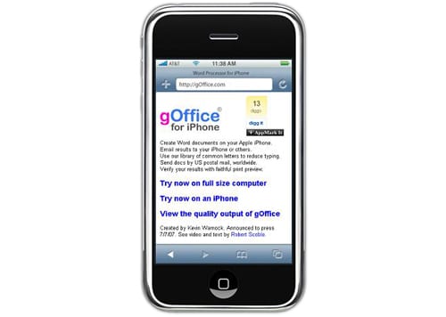 gOffice for iPhone
