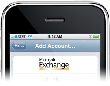 iPhone теперь работает с Exchange ActiveSync