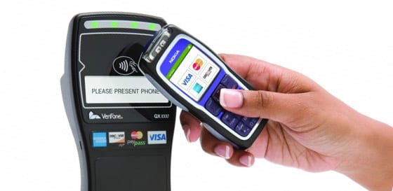 телефон с NFC-модулем
