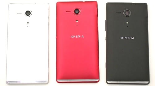 Цветовые варианты исполнения Sony Xperia SP