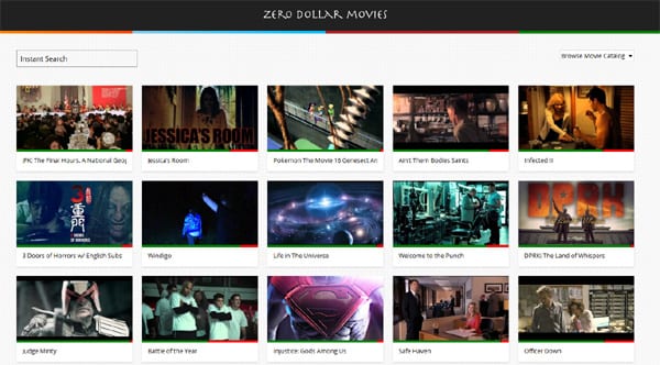 сайт  Zero Dollar Movies