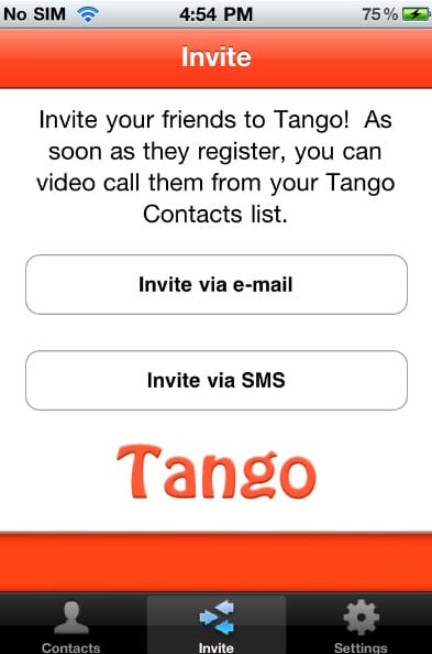 Приложение Tango