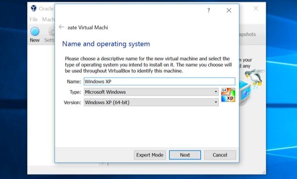 Виртуальная машина на Windows 10