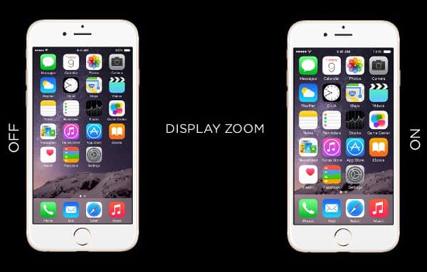 Display Zoom на iPhone 6 и 6 Plus