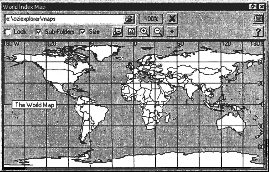 Индексная карта World Map