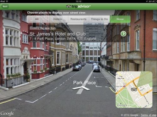 «Просмотр улиц Google» (Google Street View)