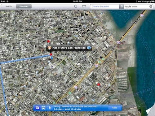 «Следить» (Tracking) на iPad