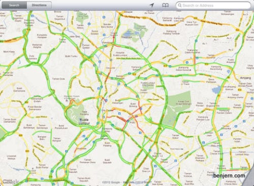 «Пробки» (Traffic) на iPad